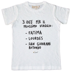 Maglia Uomo "3 idee per il prossimo viaggio"