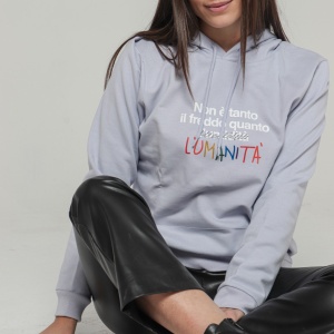 Felpa Cappuccio "Non è tanto il freddo quanto l'umanità" - Img 2