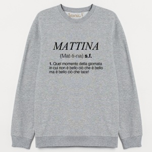 Felpa Uomo "Mattina"