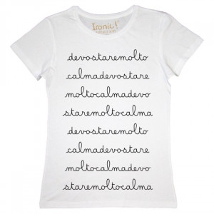 Maglia Donna "devo stare molto calma" - Img 2