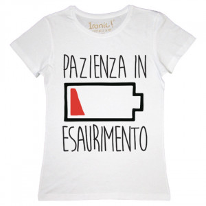 Maglia Donna "Pazienza in esaurimento"