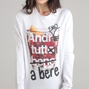 Felpa Donna "Andremo tutti a bere!" - Img 1
