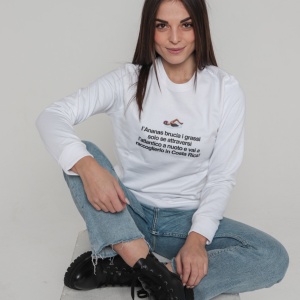 Felpa Donna "L'Ananas fa dimagrire..." - Img 2