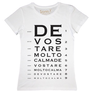 Maglia Donna "Devo stare molto calma"