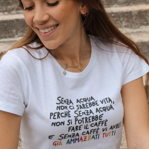 Maglia Donna "Senza acqua non ci sarebbe vita..." - Img 2