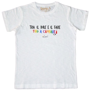 Maglia Uomo "Tra il dire e il fare tiro a Campari"