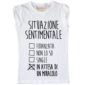 Maglia Donna "In attesa di un miracolo"
