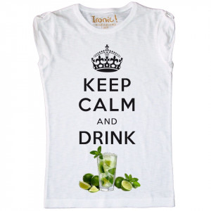 Maglia Donna Keep Calm and drink Mojito
