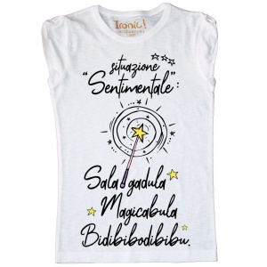 Maglia Donna "Situazione Sentimentale: Salagadula magicabula bidibi bodibi bu"
