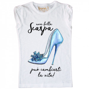 Maglia Donna "Una bella Scarpa può cambiarti la vita"