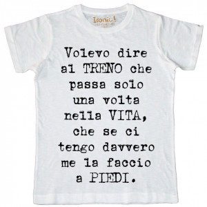 Maglia Uomo "Me la faccio a piedi"