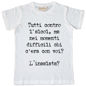 Maglia Uomo "Tutti contro l'alcol..."