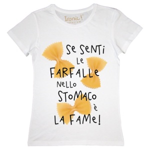 Maglia Donna "Farfalle allo stomaco"