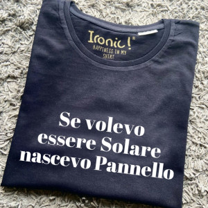 Maglia Donna "Se volevo essere Solare nascevo pannello"