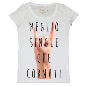 Maglia Donna Sono Single...