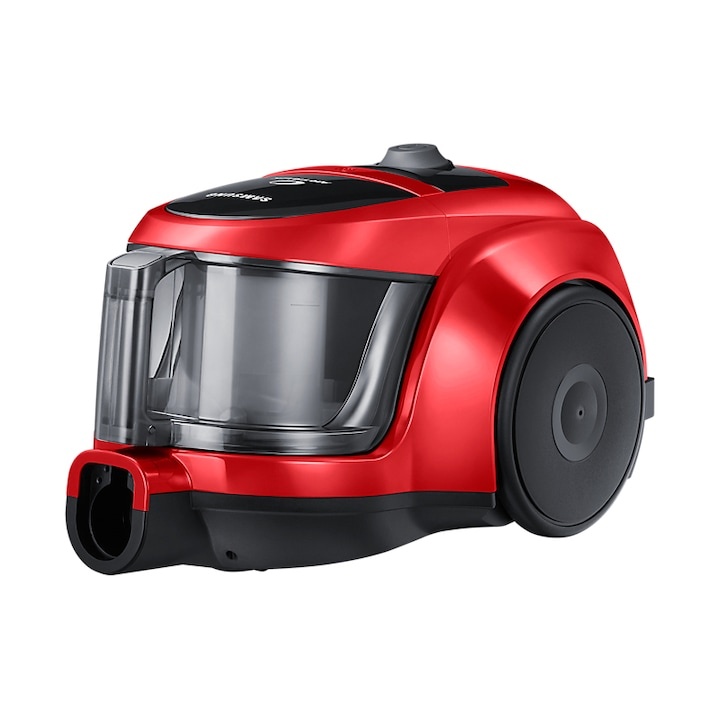 Aspirator fara sac Samsung VCC45T0S3R, 1.3 l, 850 W, Air Track, Tub telescopic, Rosu - 3 | YEO