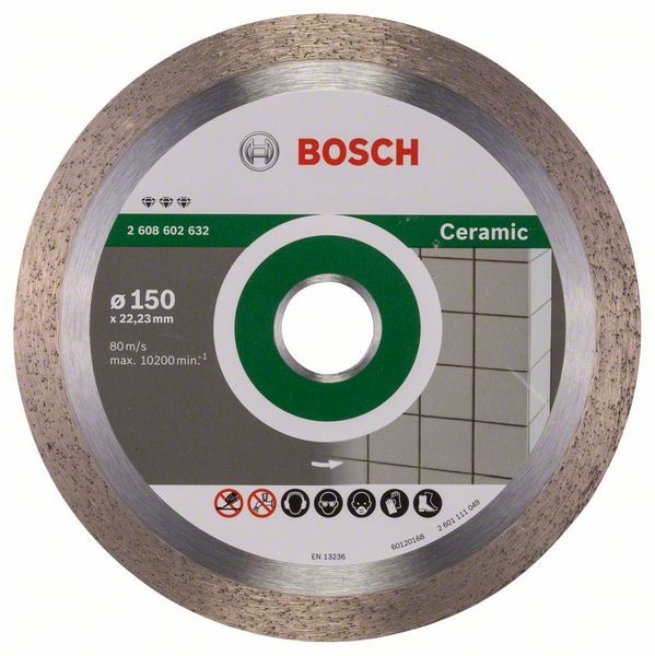 Bosch Disc diamantat Best for Ceramic 150x22.23x1.9x10mm - 2 | YEO