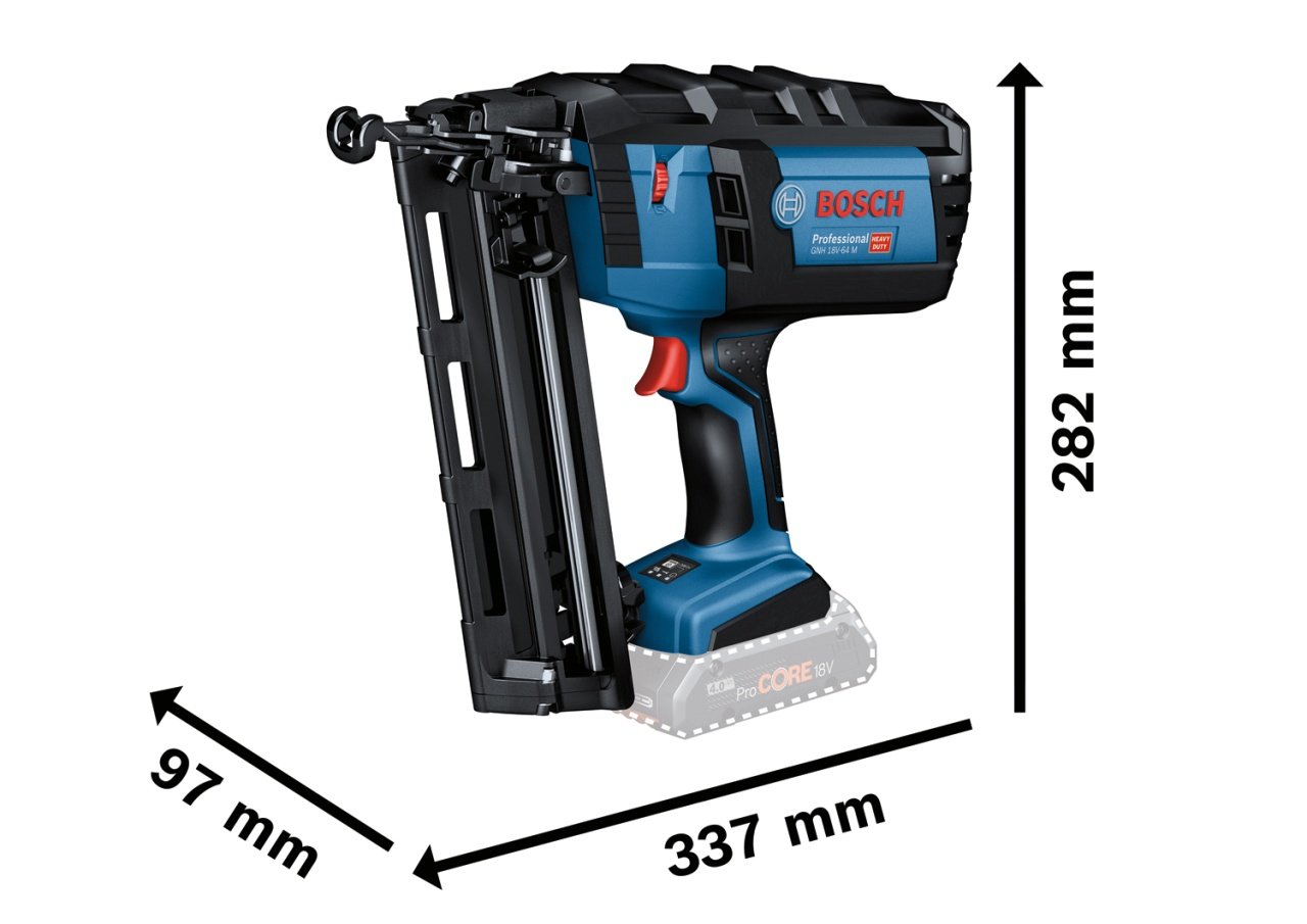 Bosch GNH 18V-64 M (solo) Capsator Li-Ion 18V, 32-64mm, fara acumulator in set - 1 | YEO