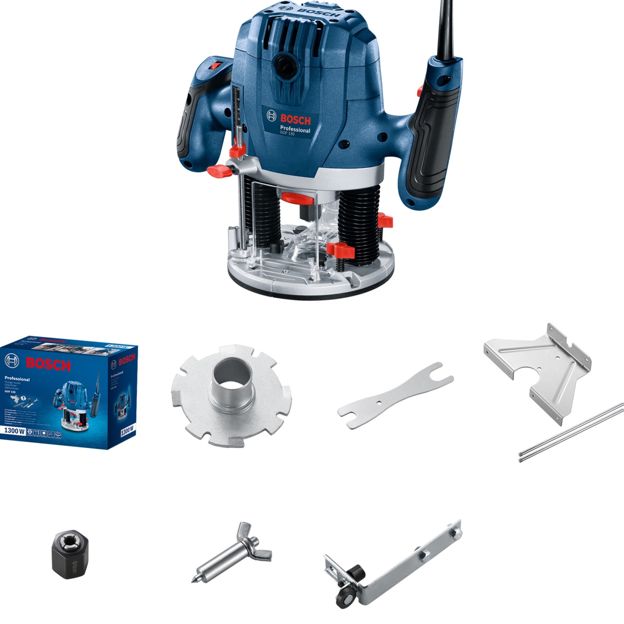 Bosch GOF 130 Masina de frezat 1300 W, 40 mm - 1 | YEO