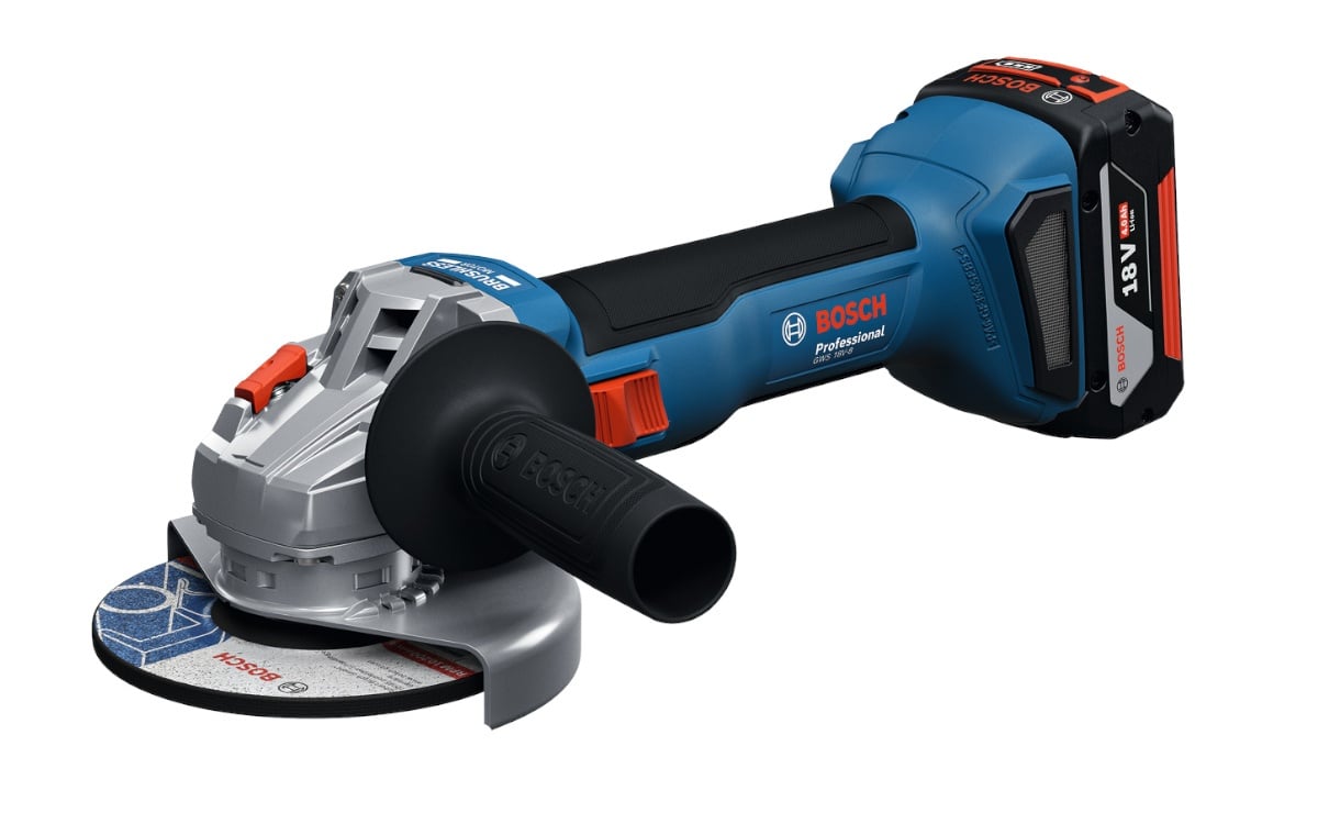 Bosch GWS 18V-8 Polizor unghiular 18V + 2 acumulatori 5Ah + incarcator - 1 | YEO