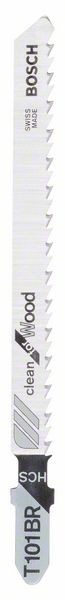 Bosch Set 3 panze fierastrau vertical T 101 BR Clean for Wood, 100mm
