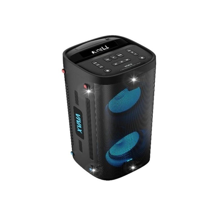 Boxa portabila BS-1001, Vivax, 100W, 40Hz-18kHz, RGB, Bluetooth, Negru