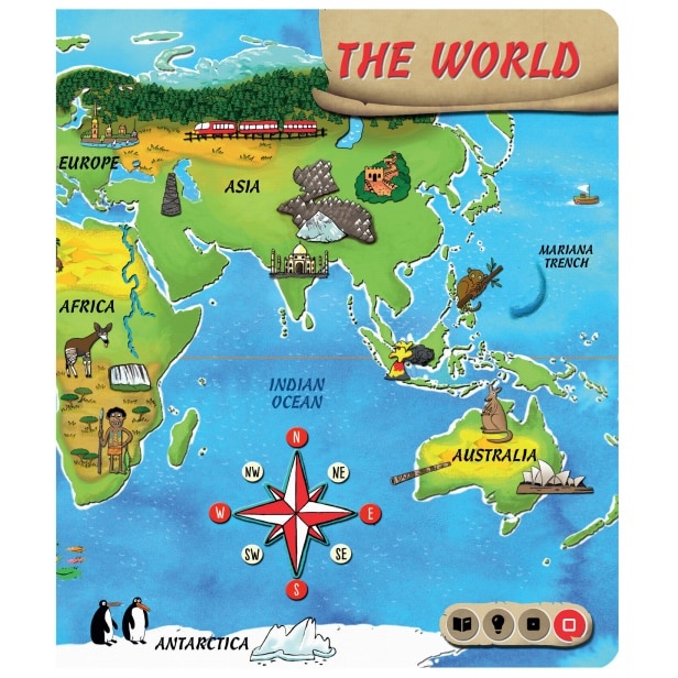 Carte Raspundel Istetel - World Atlas, limba engleza