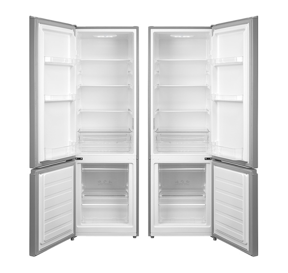 Combina frigorifica VIVAX CF-259ELF S, 262 L, Clasa E, Low Frost, Termostat reglabil, Iluminare LED, Suprafata painted metal, Usi reversibile, H 180 cm, Argintiu - 2 | YEO