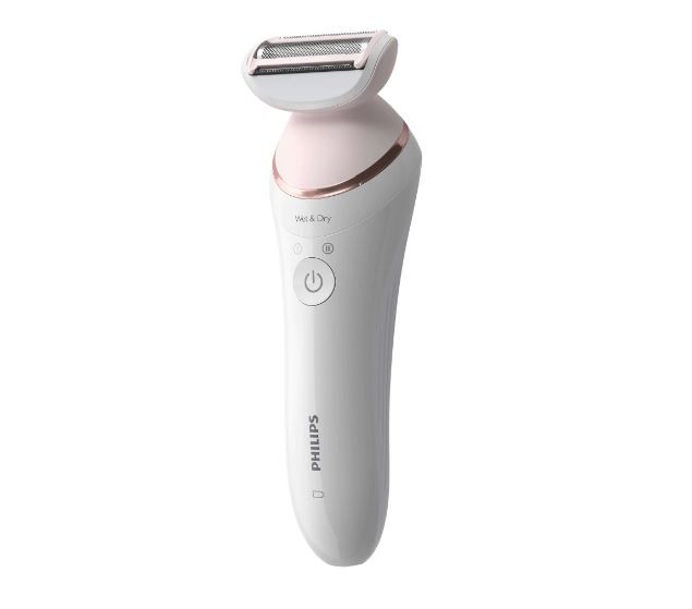 Epilator umed si uscat Philips Seria 8000 BRE730/10, 7 accesorii, 32 pensete, utilizare fara fir, 2 setari viteza, opti-light, discuri ceramice, Argintiu - 1 | YEO