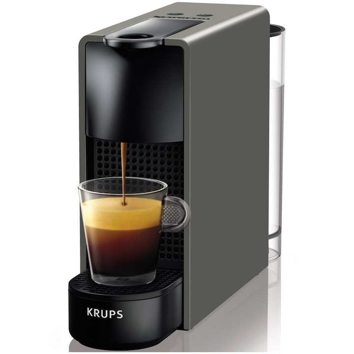 Espressor Nespresso by Krups Essenza Mini XN110B10, 1260W, 19 Bar, 0.6L, Gri, + set capsule degustare - 3 | YEO