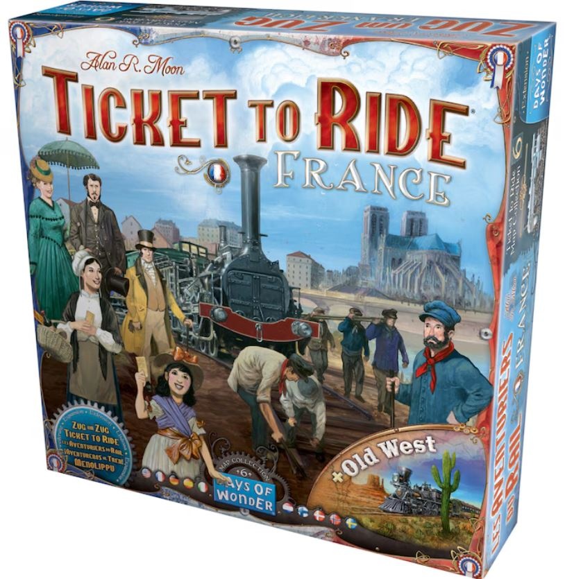 Extensie Asmodee - Ticket to Ride, Map Collection, France & Old West, lb. engleza - 2 | YEO