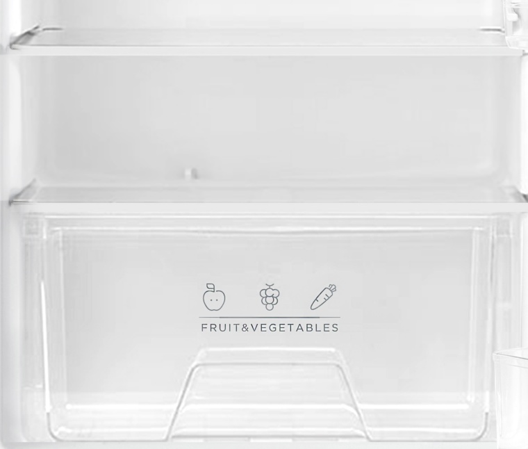 Frigider cu o usa VIVAX TTL-131E, 131L, Clasa E, Termostat reglabil, Iluminare interioara, Usa reversibila, Suprafata painted metal, 3 Rafturi de Sticla securizata, H 85 cm, Alb - 1 | YEO