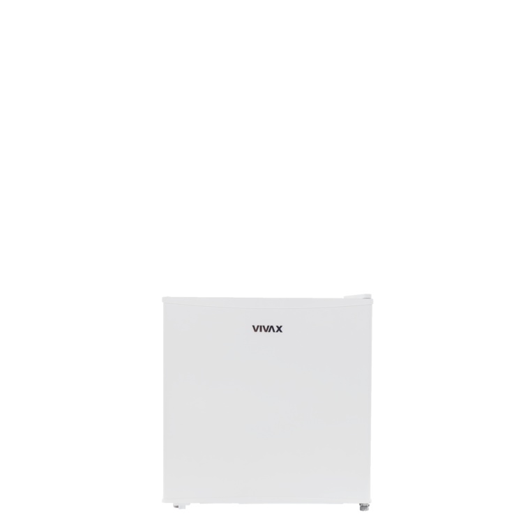 Frigider minibar cu o usa VIVAX MF-45E, 43L, Clasa E, Termostat reglabil, Compartiment gheata, Usa reversibila, Suprafata painted metal, Raft de Sticla securizata, H 50 cm, Alb - 1 | YEO