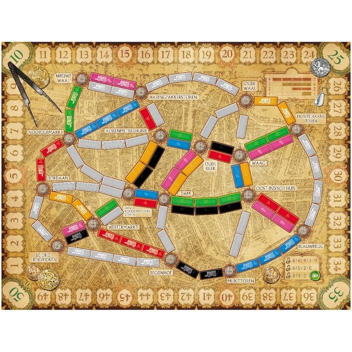 Joc Asmodee - Ticket to Ride Amsterdam, lb. engleza - 2 | YEO