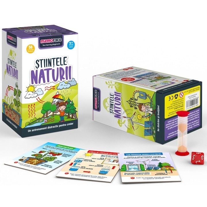 Joc educativ MemoRace - Stiintele naturii, lb. romana - 1 | YEO