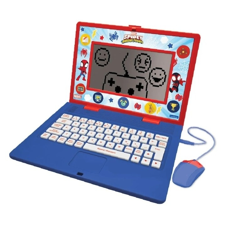 Laptop educational Lexibook, Spidey, 170 de activitati, versiunea 2024 - 3 | YEO