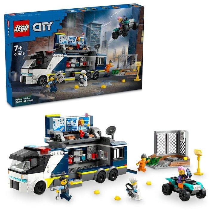 LEGO® City - Laborator mobil de criminalistica 60418, 674 piese - 1 | YEO