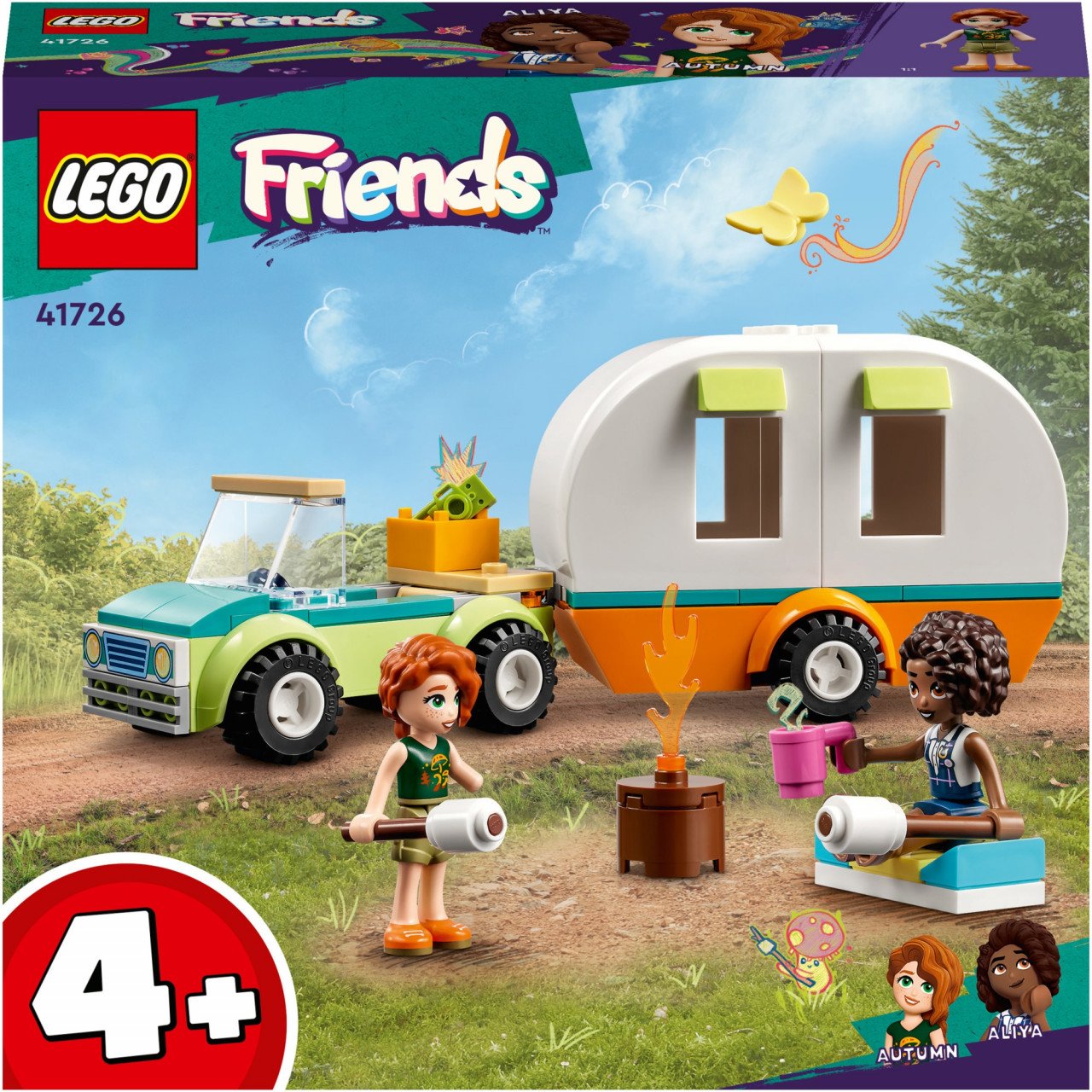 LEGO® Friends - Vacanta cu rulota 41726, 87 piese