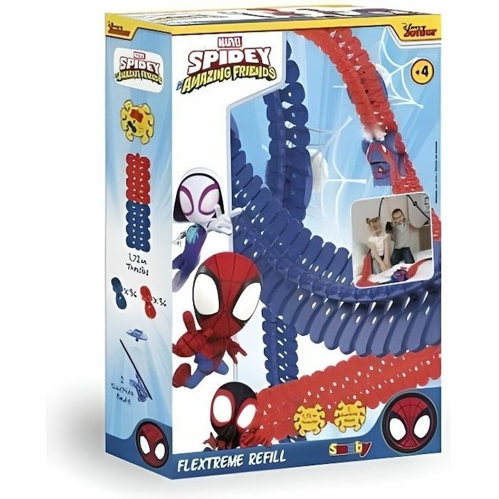 Pista interactiva Smoby Spidey Amazing Friends, multicolor, Jucarii interactive copii