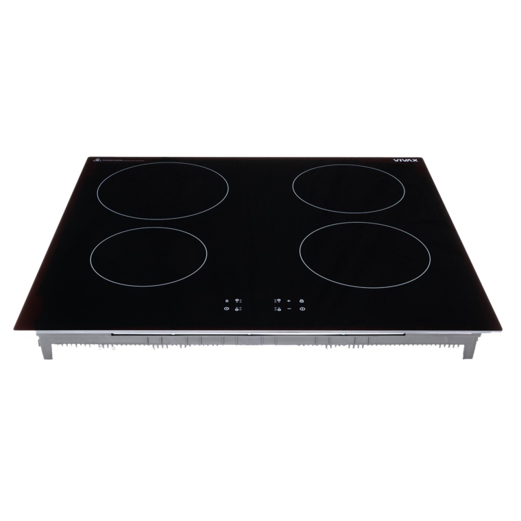 Plita incorporabila VIVAX BH-04MIN, Inductie, Patru zone de gatit, Boost, Control touch, Timer, Putere maxima 8100 W, Timer digital, Setari putere in 9 trepte, Protectie copii, Indicator caldura reziduala, Sticla securizata, 60 cm, Negru - 3 | YEO