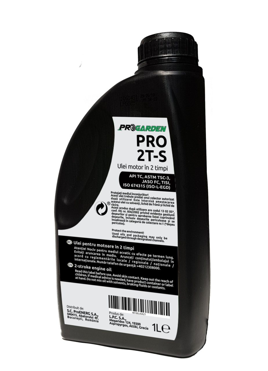ProGARDEN PRO-2T-S Ulei doi timpi pentru amestec, ambalaj plastic 1L - 1 | YEO