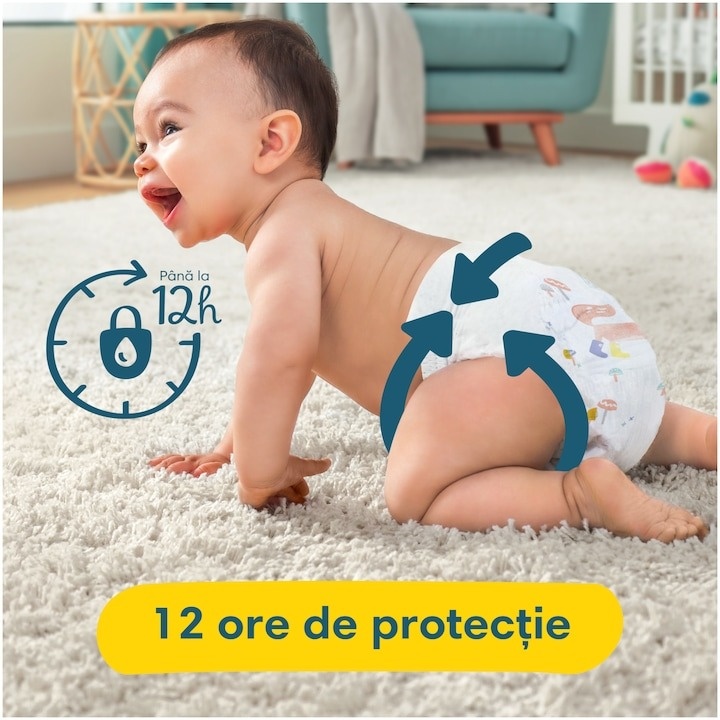 Scutece Pampers Premium Care Jumbo Pack Marimea 2, 4-8 kg, 88 buc