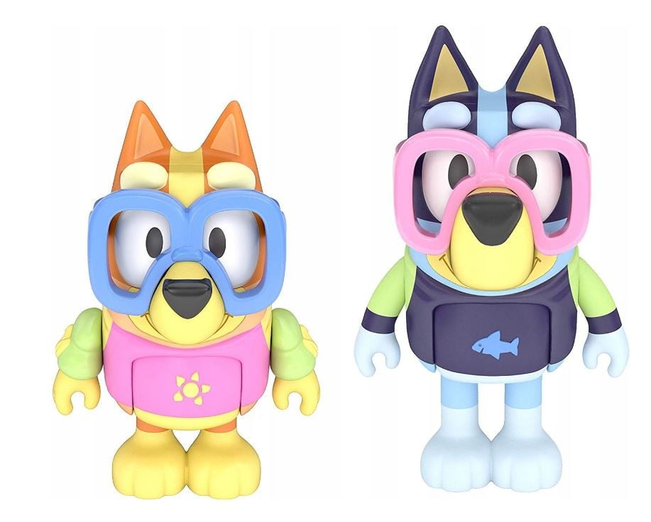 Set 2 figurine Bluey - Bluey & Bingo, La Piscina - 1 | YEO