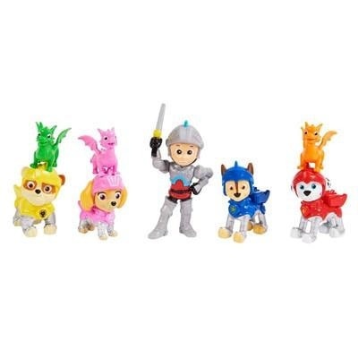 Set 8 Figurine Paw Patrol Rescue Knights Figure Gift Pack, 10cm - 1 | YEO