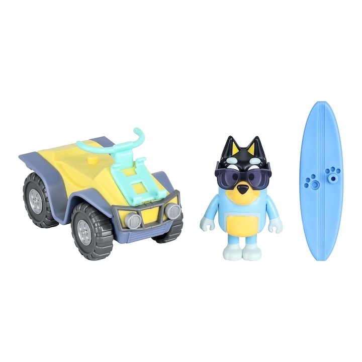 Set de joaca Bluey - Beach vehicle, cu figurina inclusa - 3 | YEO