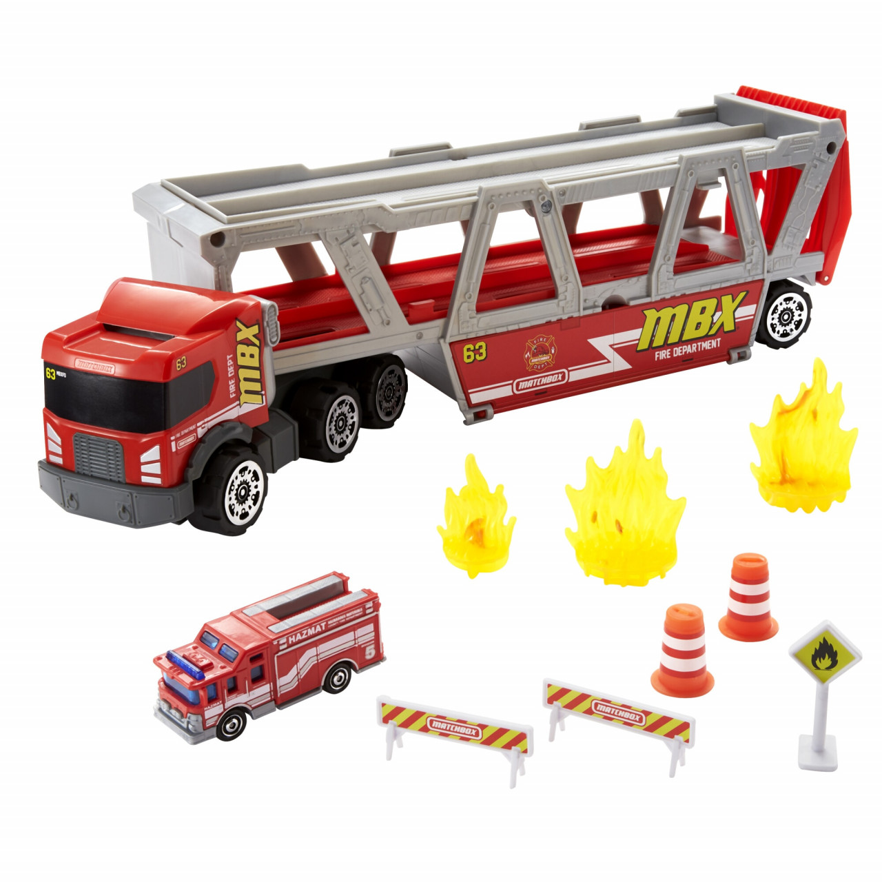 Set de joaca Matchbox - Echipaj de pompieri - 1 | YEO