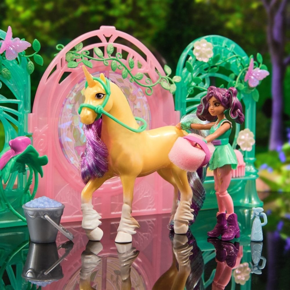Set de joaca Unicorn Academy - Ava si unicornul Leaf - 4 | YEO