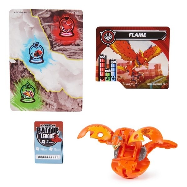 Set Figurine Bakugan Core - Flame - 1 | YEO