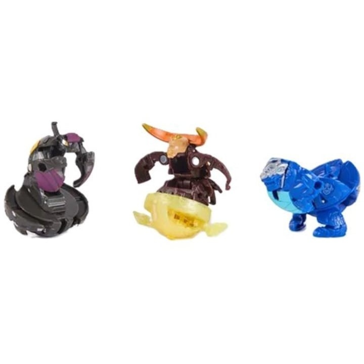 Set Figurine Bakugan Special Attack Bruiser, Mantid, Titanium Trox