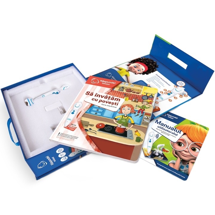 Set Raspundel Istetel - Carte si creion, Sa invatam cu povesti - 2 | YEO